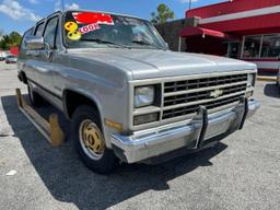 CHEVROLET SUBURBAN R 1989 silver 4dr spor gas 1GNER16K2KF155893 photo #2