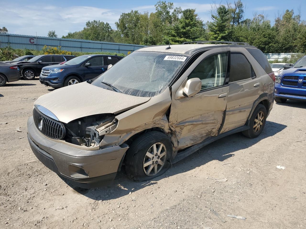 BUICK RENDEZVOUS 2004 beige  gas 3G5DA03E94S509077 photo #1