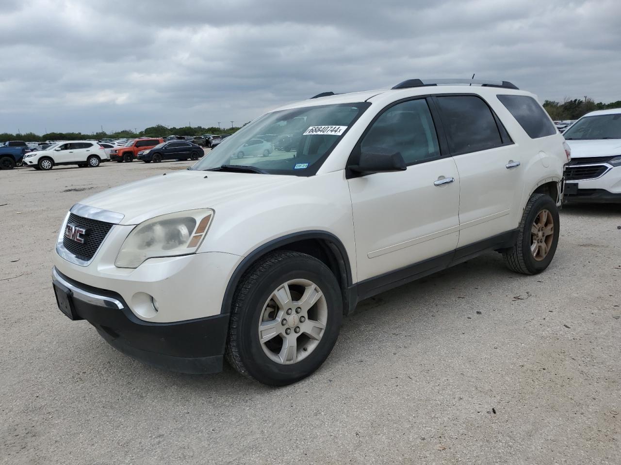 GMC ACADIA SLE 2011 white 4dr spor gas 1GKKRPED3BJ113011 photo #1