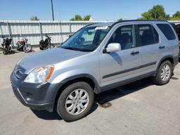 HONDA CR-V EX 2005 silver  gas JHLRD78885C020729 photo #2