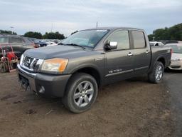 NISSAN TITAN XE 2010 gray crew pic gas 1N6AA0EC4AN316345 photo #2