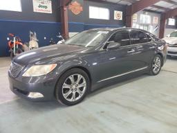 LEXUS LS 460 2007 gray sedan 4d gas JTHBL46FX75042237 photo #2