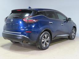 NISSAN MURANO S 2020 blue  gas 5N1AZ2AJ1LN118011 photo #4