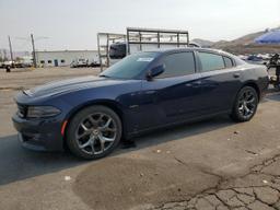 DODGE CHARGER R/ 2015 blue sedan 4d gas 2C3CDXCT8FH914909 photo #2