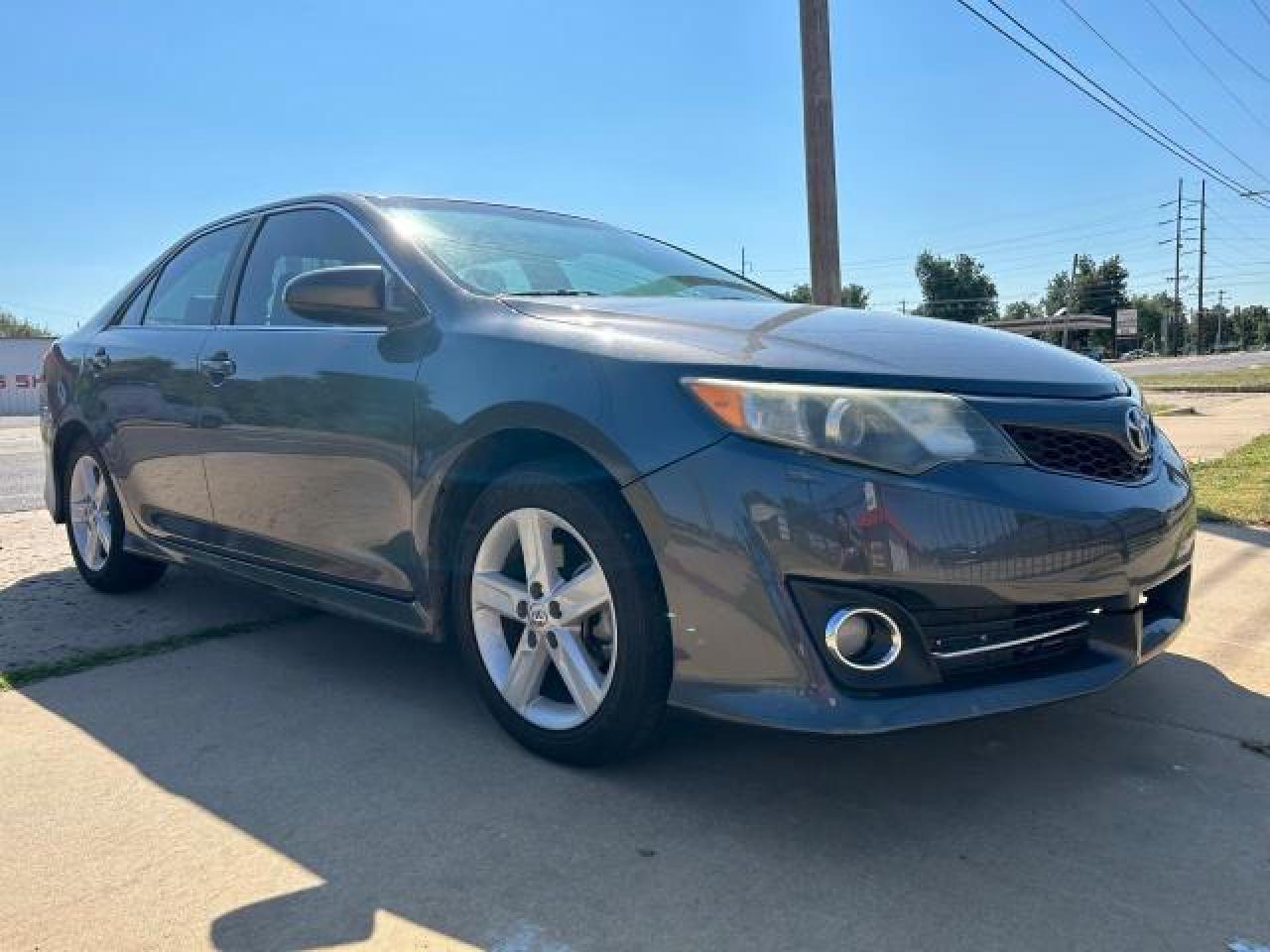 TOYOTA CAMRY L 2014 gray sedan 4d gas 4T1BF1FK7EU844103 photo #1