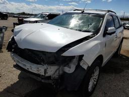 LINCOLN MKX 2012 white  gas 2LMDJ6JK1CBL02563 photo #2