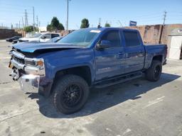 CHEVROLET SILVERADO 2016 blue crew pic gas 3GCPCREC8GG360815 photo #2