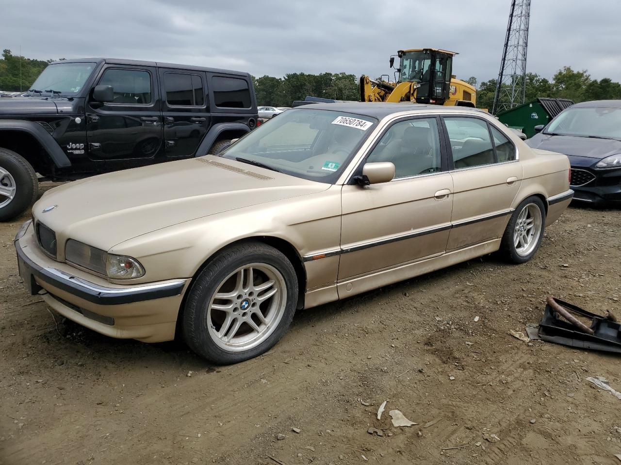 BMW 740 I AUTO 1998 beige  gas WBAGF8326WDL54628 photo #1