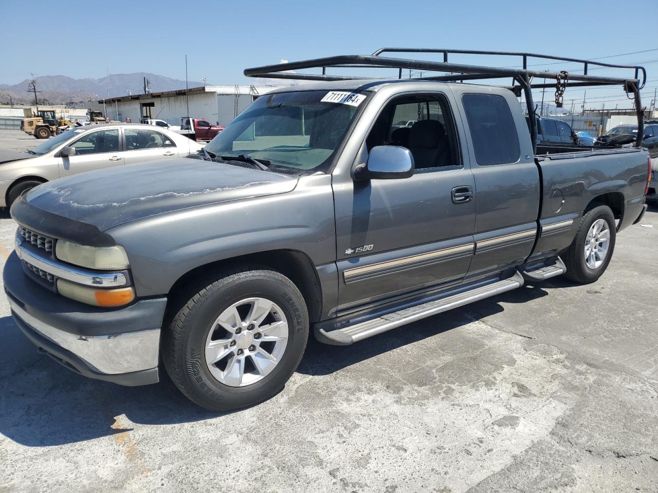 CHEVROLET SILVERADO 2000 gray 3dr ext gas 1GCEC19T6YZ211646 photo #1