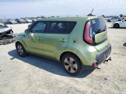 KIA SOUL 2014 green  gas KNDJN2A27E7724218 photo #3