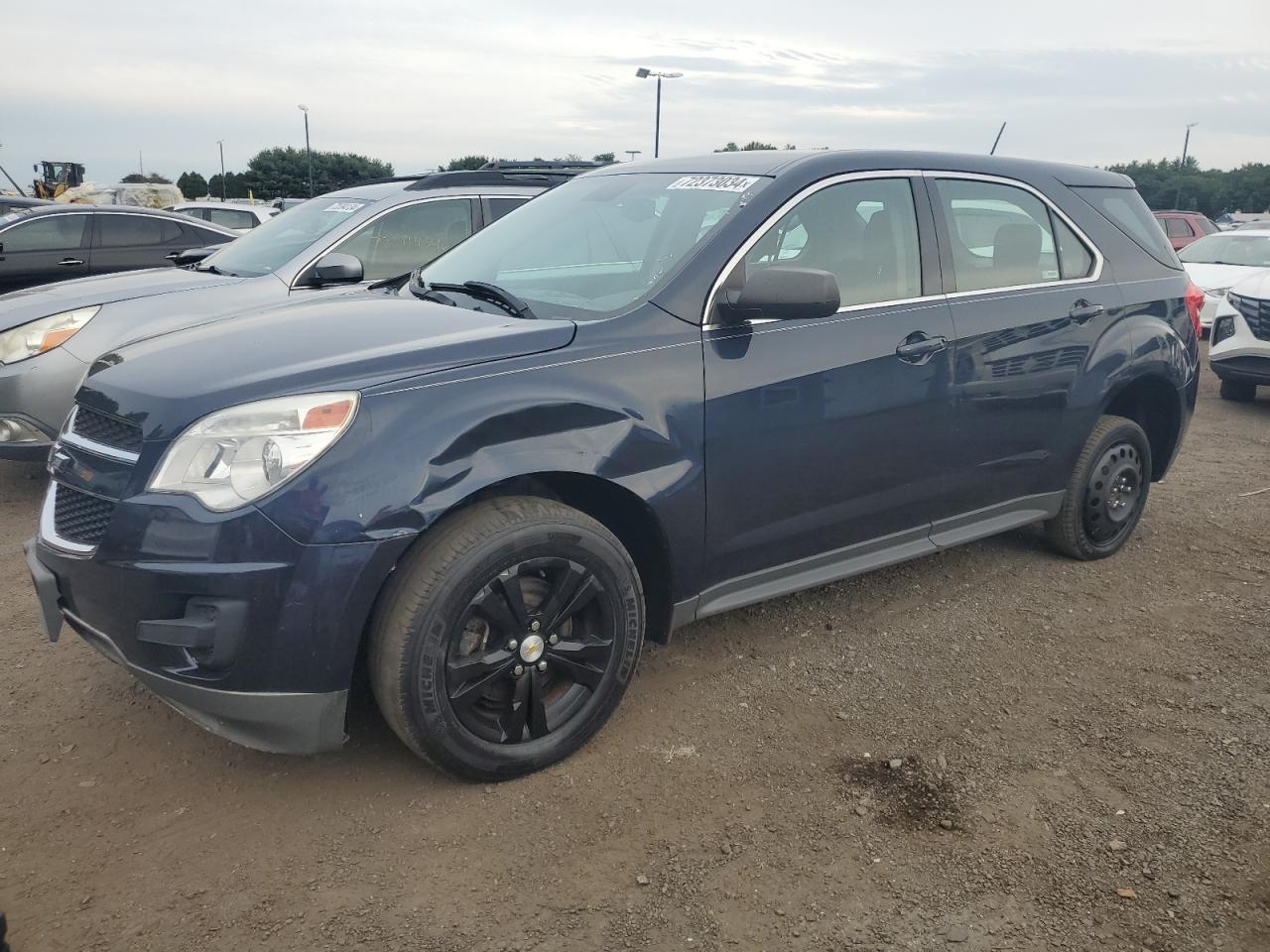 CHEVROLET EQUINOX LS 2015 blue 4dr spor flexible fuel 2GNFLEEK7F6248570 photo #1