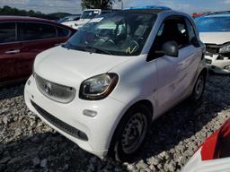 SMART FORTWO 2017 white  gas WMEFJ5DA0HK169587 photo #2