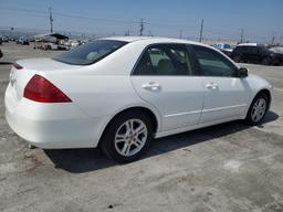 HONDA ACCORD EX 2007 white  gas 1HGCM56747A127018 photo #4