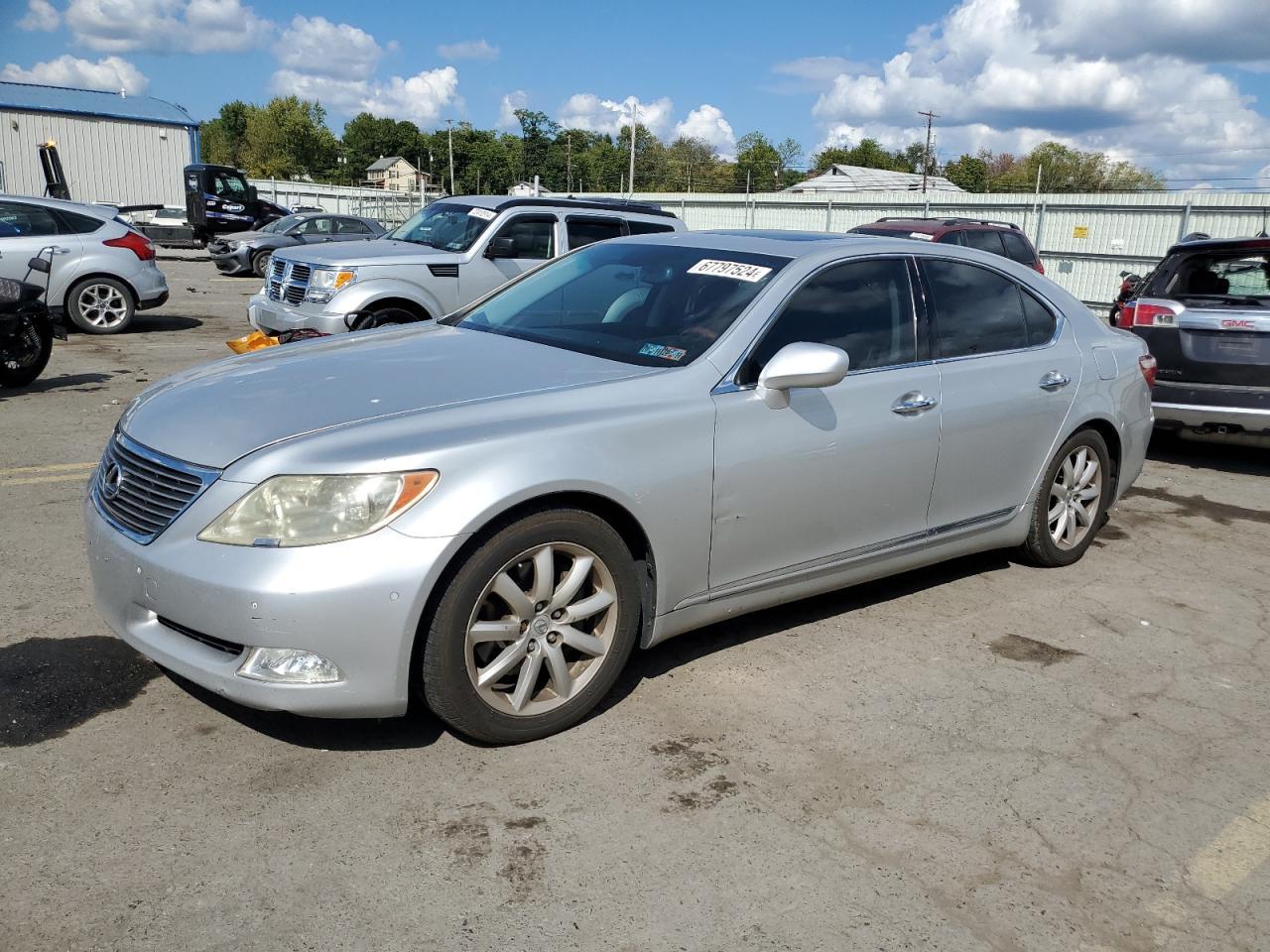 LEXUS LS 460 2007 silver sedan 4d gas JTHBL46F475047773 photo #1