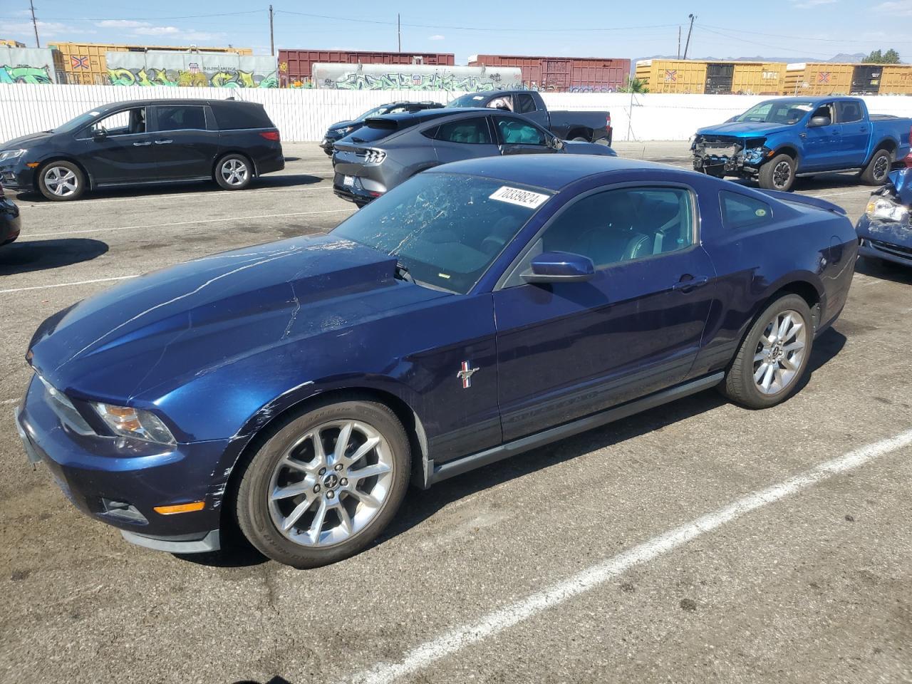 FORD MUSTANG 2010 blue  gas 1ZVBP8AN8A5181685 photo #1