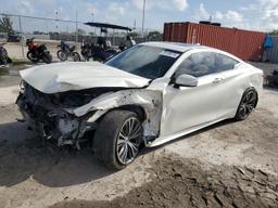 INFINITI Q60 PURE 2019 white  gas JN1EV7EL7KM291212 photo #2