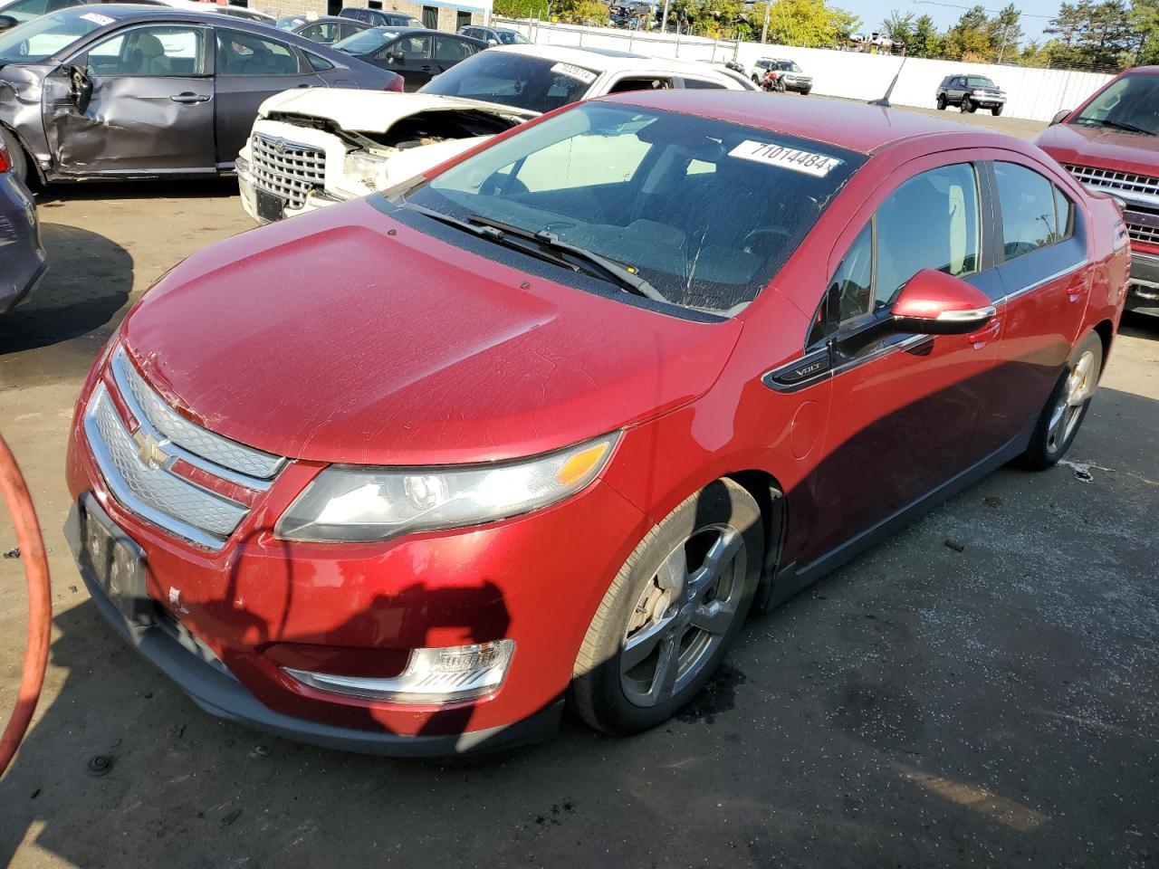 CHEVROLET VOLT 2013 maroon  hybrid engine 1G1RH6E46DU113389 photo #1