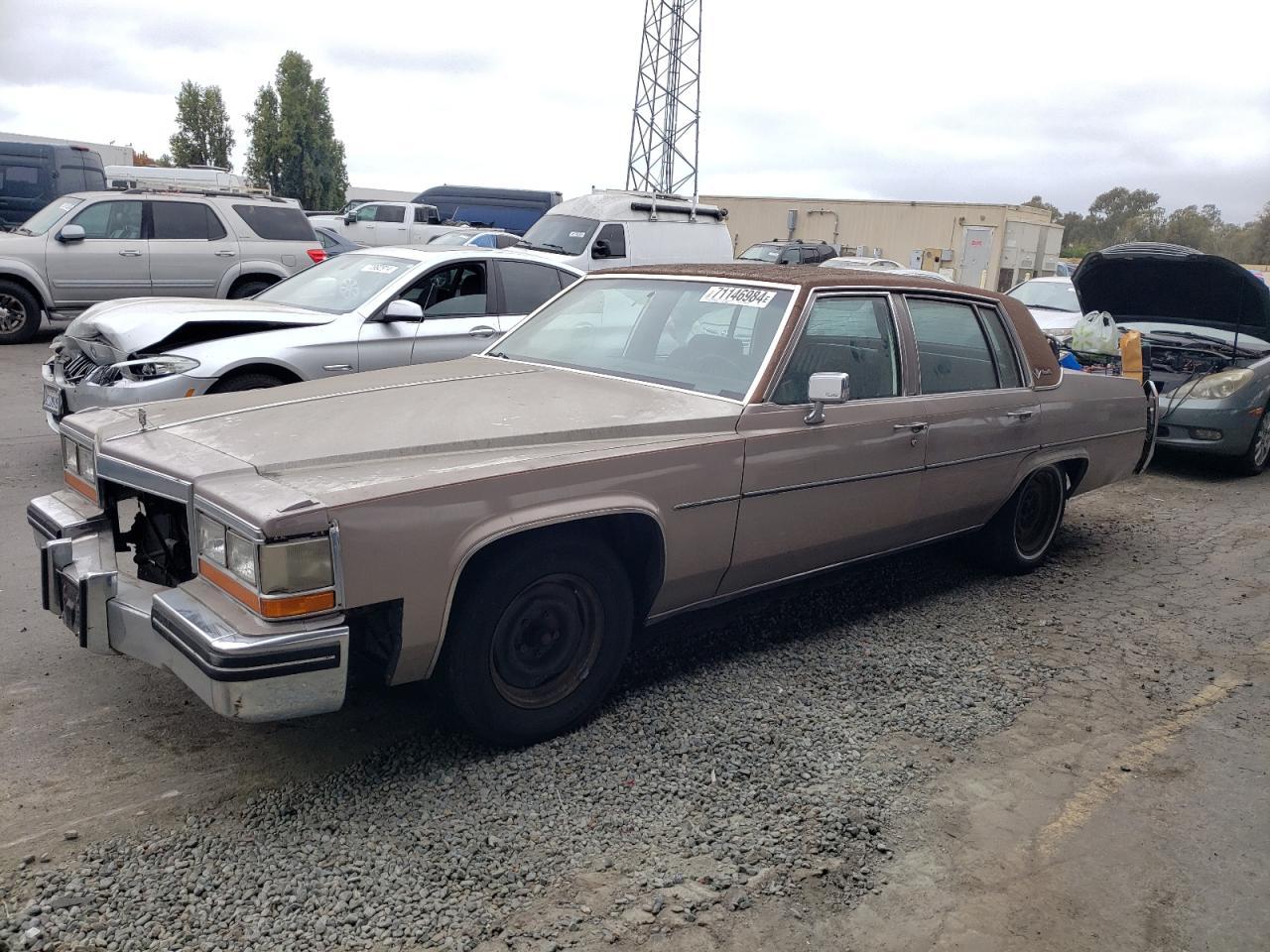 CADILLAC DEVILLE 1983 maroon sedan 4d gas 1G6AD6987D9212824 photo #1