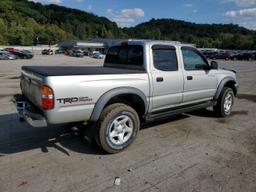 TOYOTA TACOMA DOU 2003 silver  gas 5TEHN72N03Z287186 photo #4