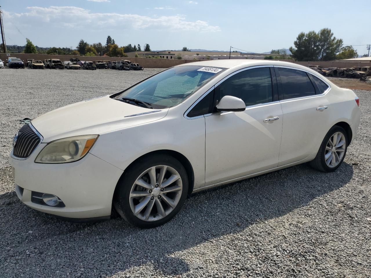 BUICK VERANO 2014 white  flexible fuel 1G4PP5SK3E4222162 photo #1