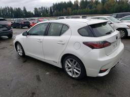 LEXUS CT 200 2014 white  hybrid engine JTHKD5BH5E2196038 photo #3