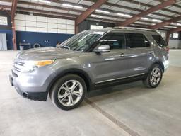 FORD EXPLORER L 2011 gray  gas 1FMHK8F85BGA47782 photo #2