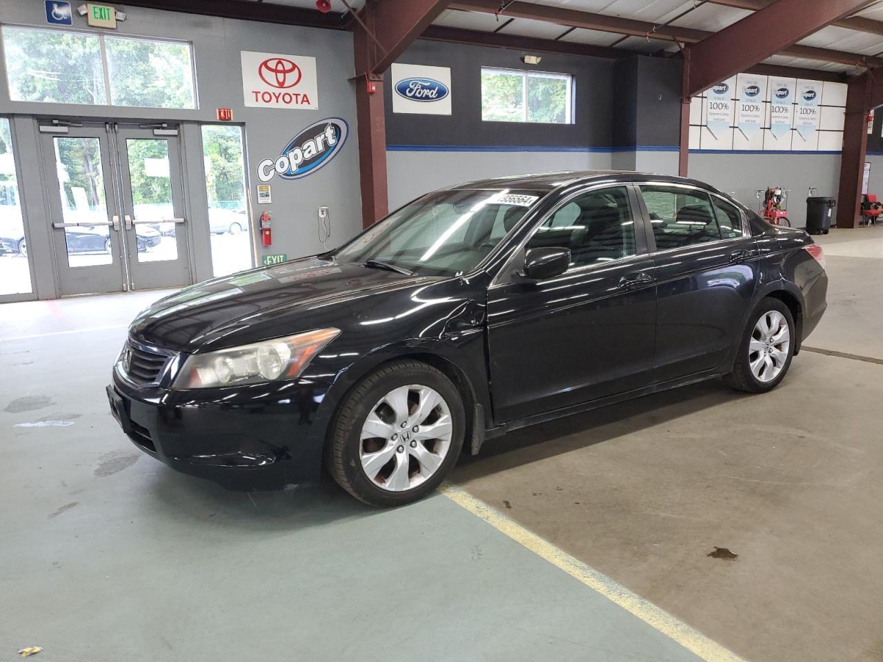 HONDA ACCORD EXL 2009 black sedan 4d gas 1HGCP26849A154771 photo #1