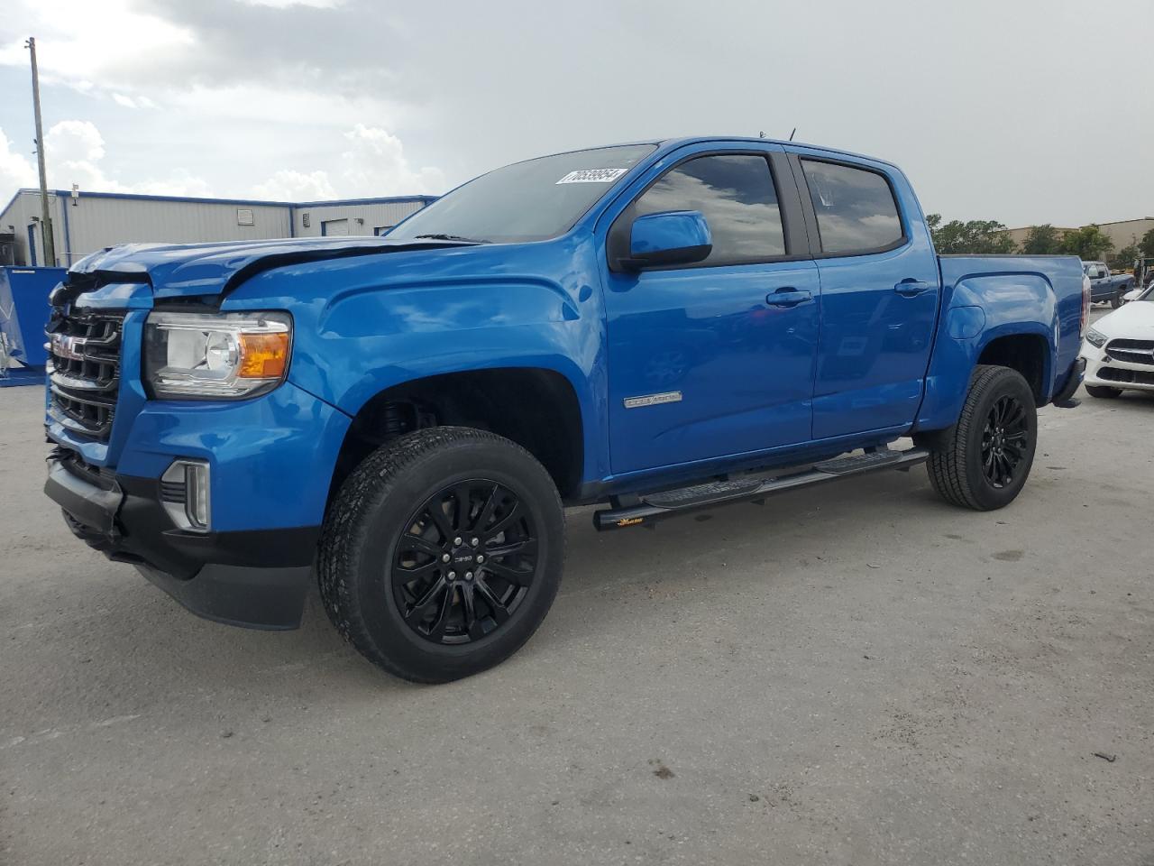 GMC CANYON ELE 2022 blue  gas 1GTG5CEN8N1244860 photo #1