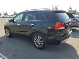 KIA SORENTO SX 2011 black  gas 5XYKW4A26BG170424 photo #3