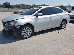 NISSAN SENTRA S 2019 white  gas 3N1AB7AP2KY311931 photo #2