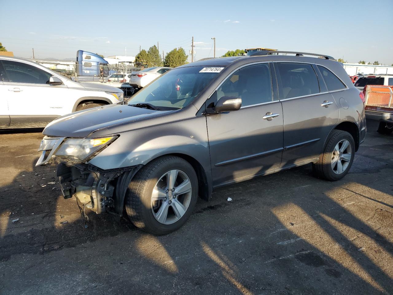 ACURA MDX 2012 gray  gas 2HNYD2H23CH505002 photo #1