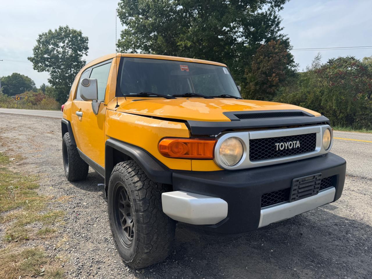 TOYOTA FJ CRUISER 2008 yellow 4dr spor gas JTEBU11FX8K017986 photo #1