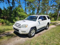 TOYOTA 4RUNNER SR 2005 white 4dr spor gas JTEZU14R858033407 photo #3