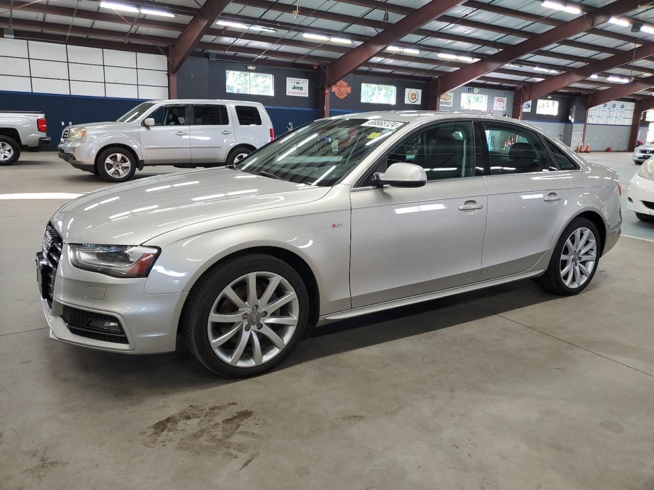 AUDI A4 PREMIUM 2014 silver sedan 4d flexible fuel WAUBFAFL7EA050651 photo #1