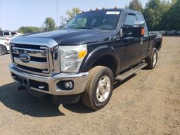 FORD F250 SUPER 2011 black 4dr ext gas 1FT7X2B61BEB02484 photo #2