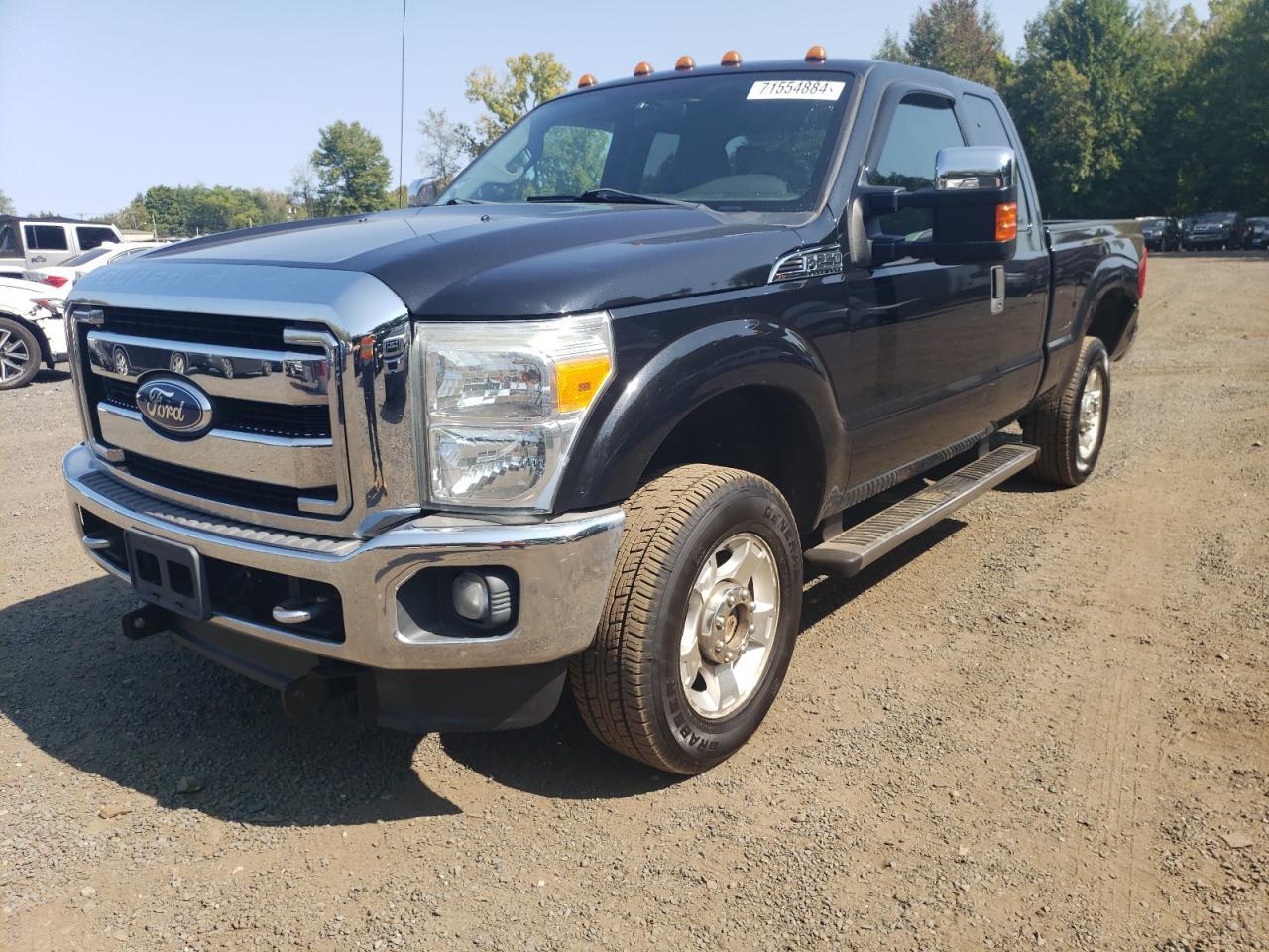 FORD F250 SUPER 2011 black 4dr ext gas 1FT7X2B61BEB02484 photo #1