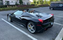 FERRARI 458 SPIDER 2015 black converti gas ZFF68NHA2F0205777 photo #4