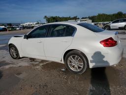 INFINITI G25 2011 white  gas JN1DV6AR5BM653909 photo #3