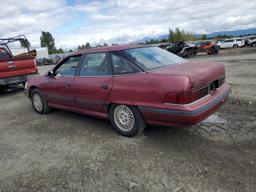 MERCURY SABLE GS 1990 maroon  gas 1MECM50UXLG630958 photo #3