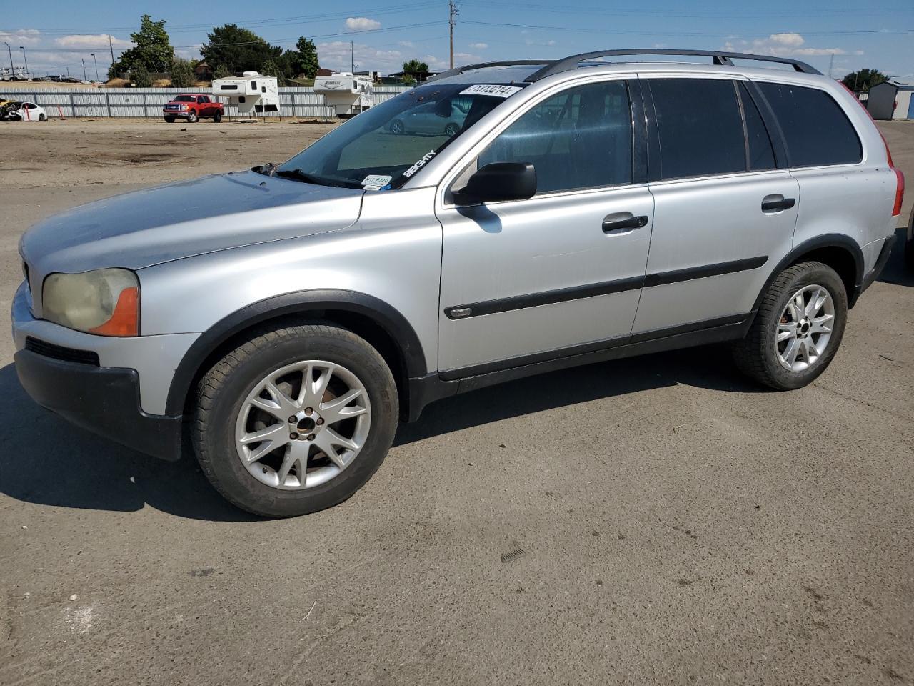 VOLVO XC90 2004 silver 4dr spor gas YV1CZ59H541035989 photo #1