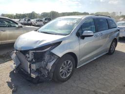 TOYOTA SIENNA XLE 2021 silver  hybrid engine 5TDYRKEC4MS004935 photo #2