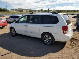 KIA SEDONA EX 2014 white sports v gas KNDMH4C78E6542428 photo #3