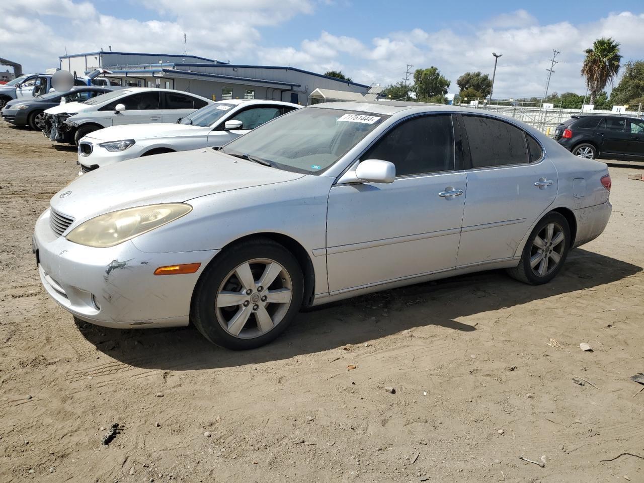 LEXUS ES 330 2005 silver  gas JTHBA30G055119969 photo #1