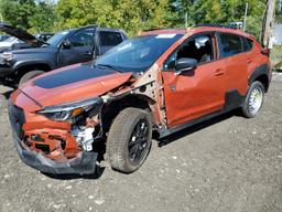 SUBARU CROSSTREK 2024 orange  gas 4S4GUHU63R3757885 photo #2