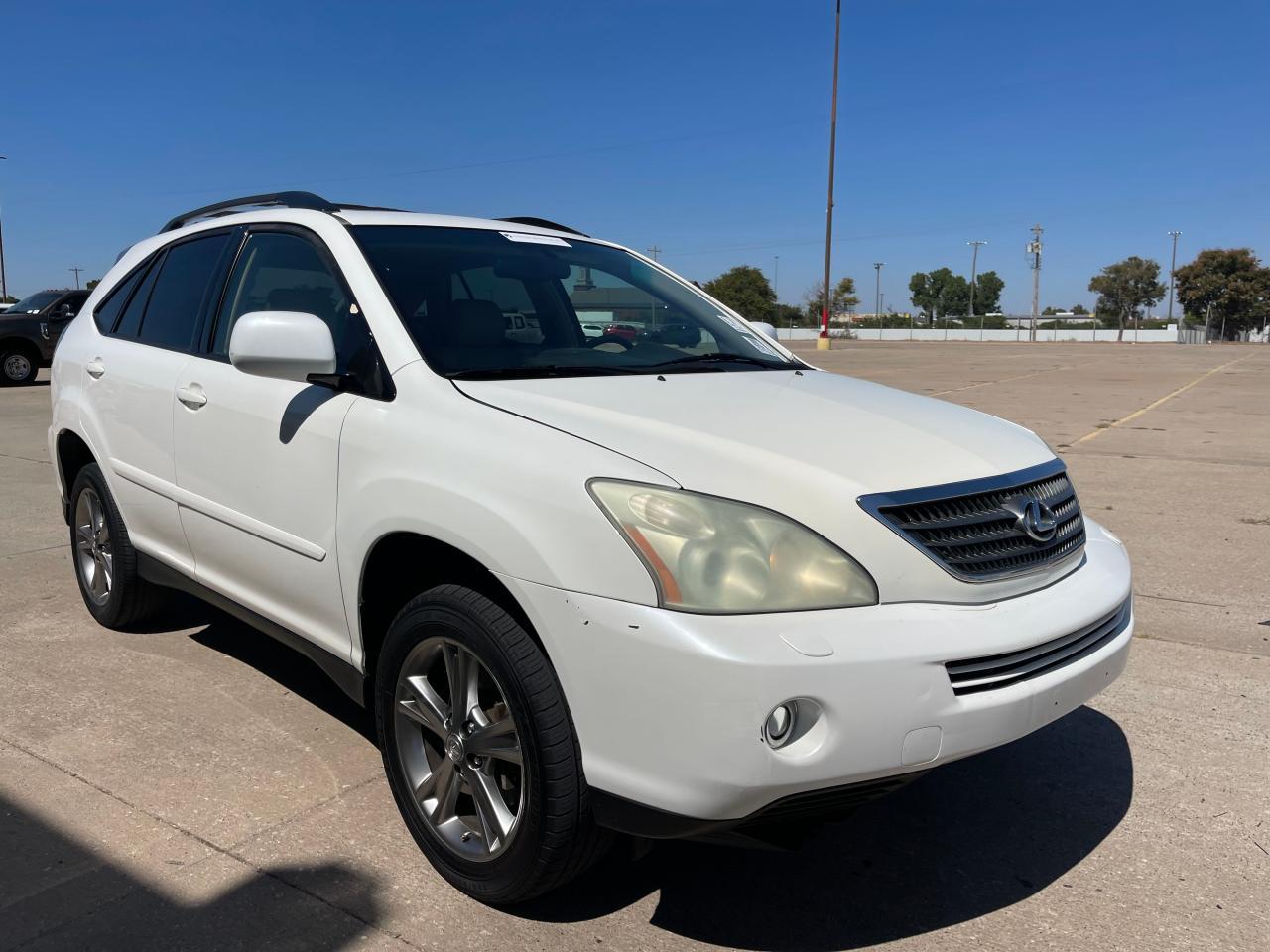 LEXUS RX 400 2006 white 4dr spor hybrid engine JTJHW31U160001815 photo #1