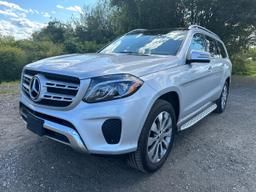 MERCEDES-BENZ GLS 450 4M 2017 silver 4dr spor gas 4JGDF6EE1HA804736 photo #3