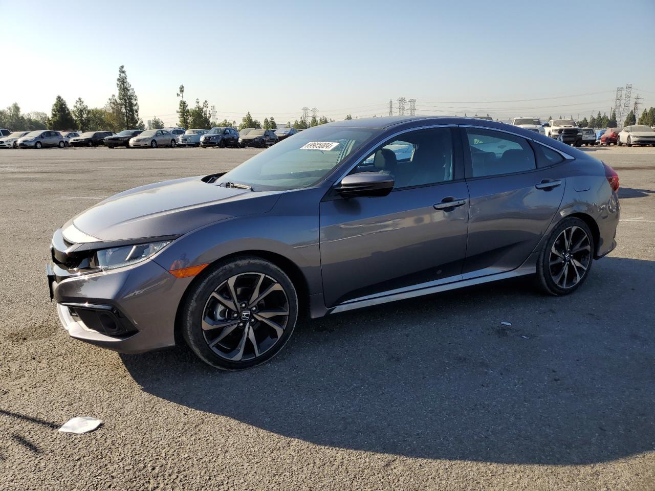 HONDA CIVIC SPOR 2020 gray  gas 2HGFC2F88LH599340 photo #1