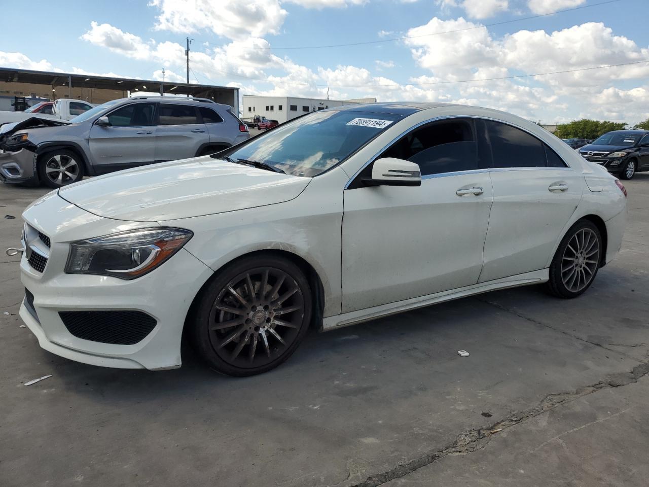 MERCEDES-BENZ CLA 250 2016 white  gas WDDSJ4EBXGN293416 photo #1