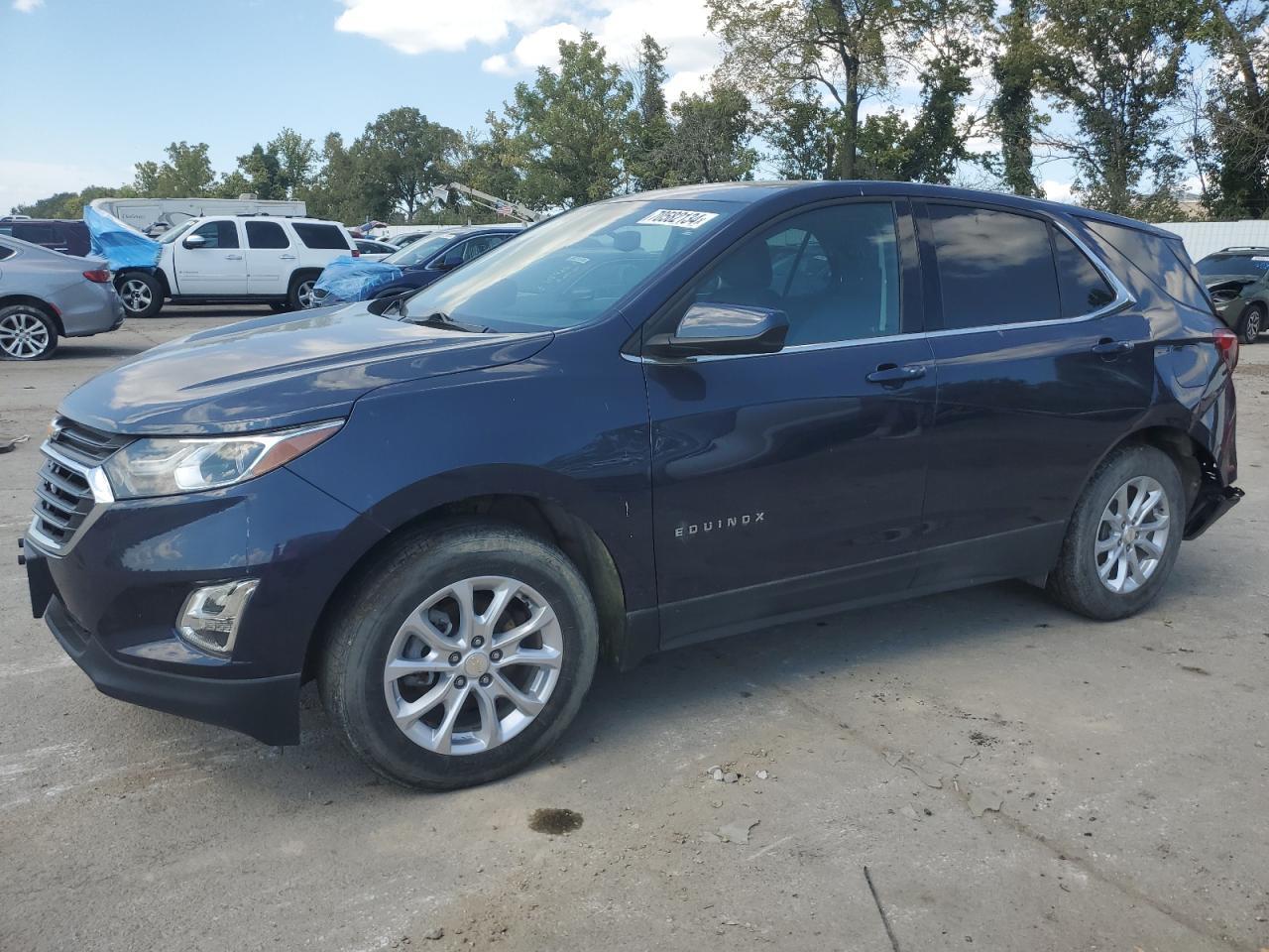 CHEVROLET EQUINOX LT 2019 blue  gas 3GNAXUEV8KS511003 photo #1