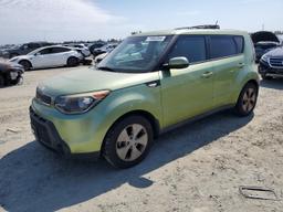 KIA SOUL 2014 green  gas KNDJN2A27E7724218 photo #2